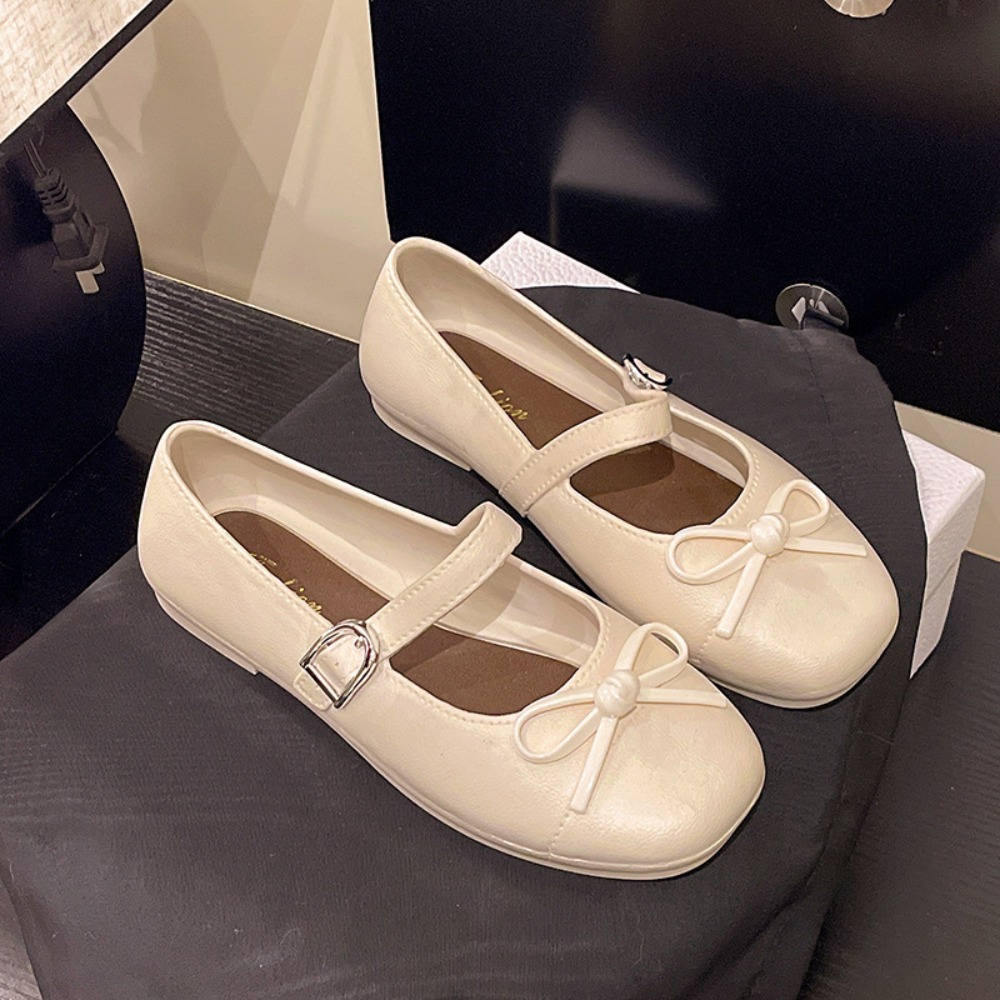 Sandals - Sandales plates pour femmes avec nœud