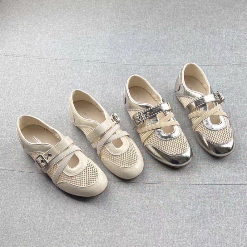 Heels - Nouvelles baskets tissées ajourées à empiècements