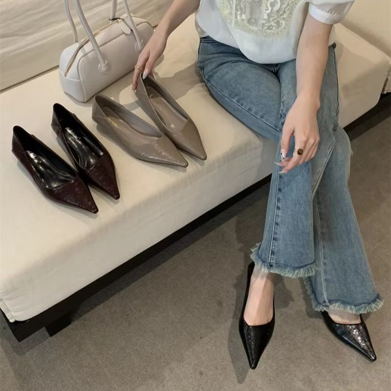 Sandals - Sandales d'été élégantes à talon bas