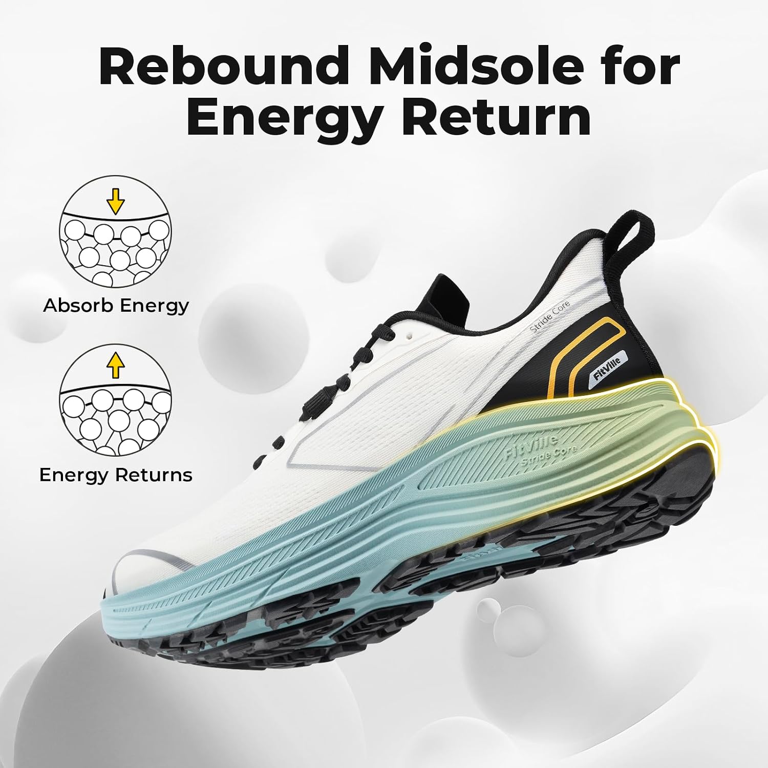 FitVille Chaussures de course  - Lightweight Road Running Shoes avis et prix