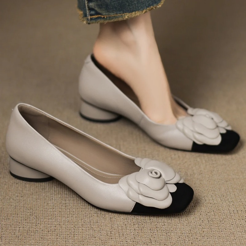 Escarpins à enfiler en peau de - Heels avis et prix