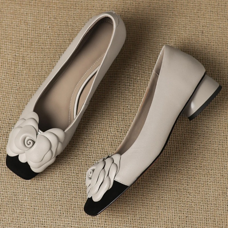 Escarpins à enfiler en peau de - Heels avis et prix
