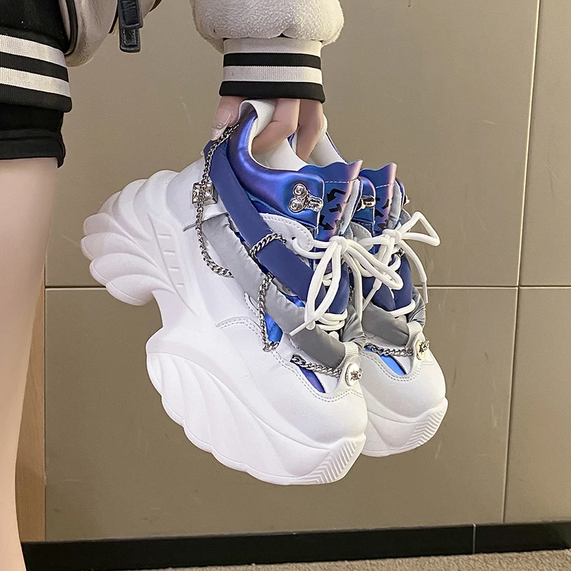 Baskets compensées Kawaii pour - Breathable Mesh Athletic Shoes avis et prix